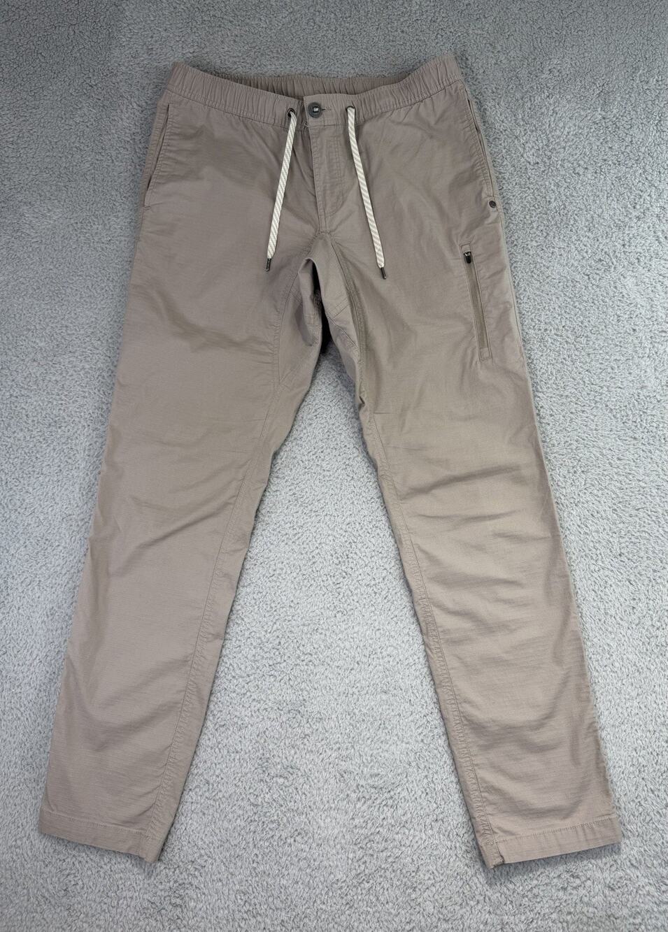 Vuori Climber Ripstop Pants Khaki Gorpcore Joggers Mens Sz L